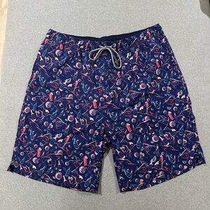 Peter Millar Seaside Swim Trunks - Size L